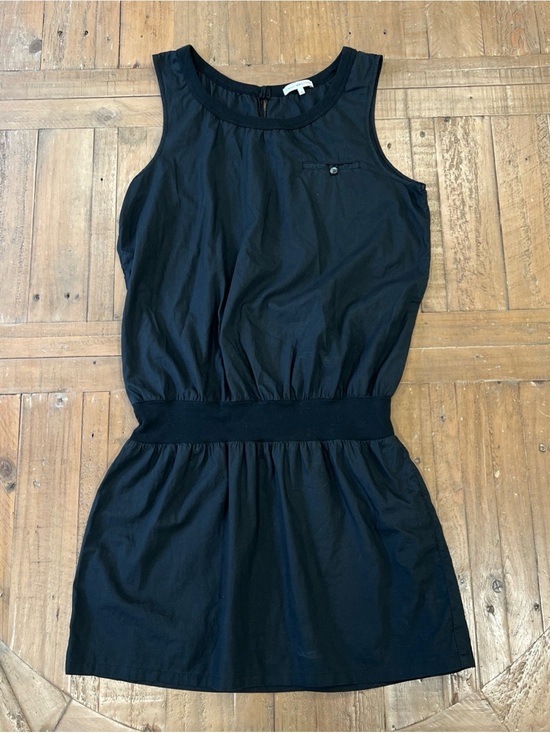 James Perse Dresses & Skirts - Standard James Perse Black Sleeveless Pocket Front Dress Pullover Size 2 Medium